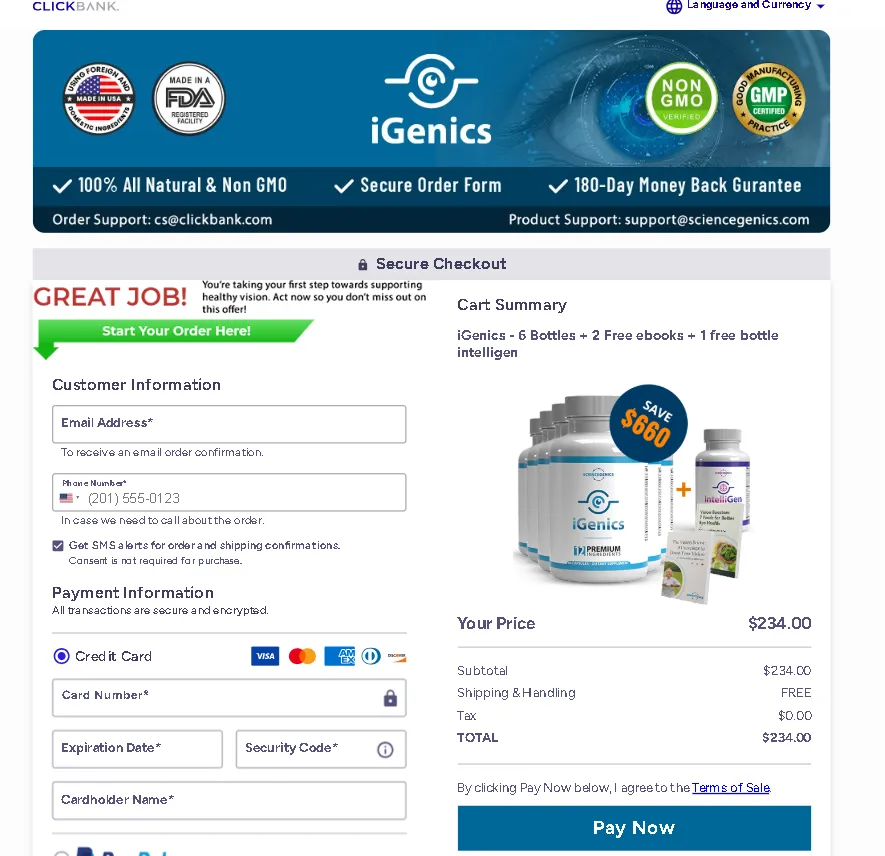 iGenics Checkout